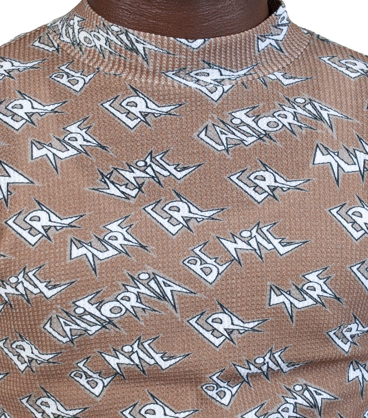 ERL Waffle Knit Thermal Brown