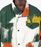 Kapital Brush Camo Resizing Fieldcoat Ecru