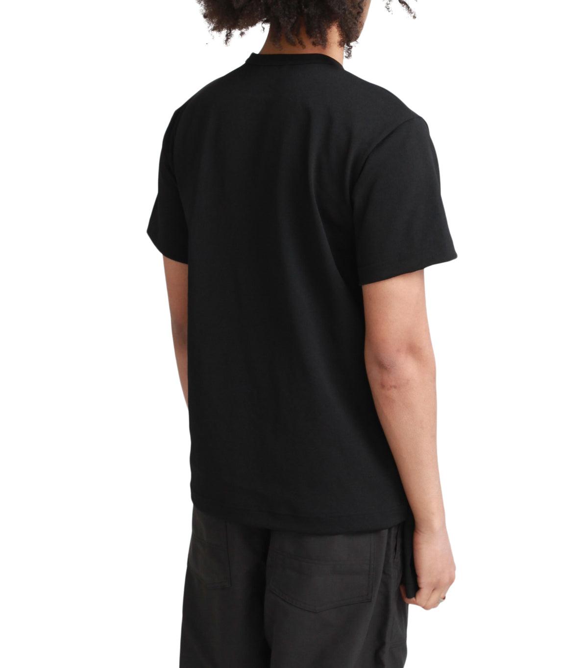 CdG Homme Plus Zip T-Shirt Black | SOMEWHERE