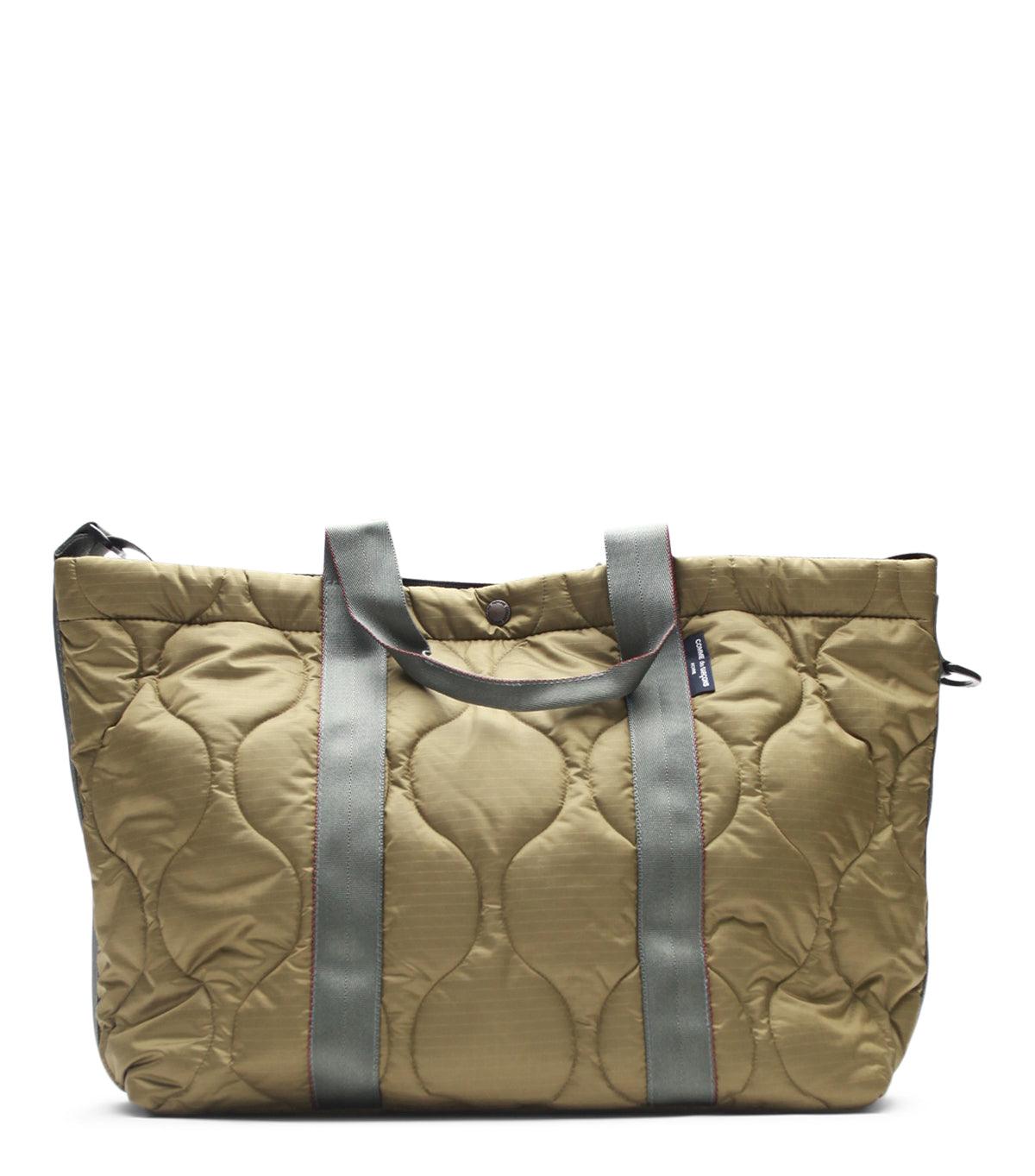 CdG Homme Quilted Bag Khaki | SOMEWHERE