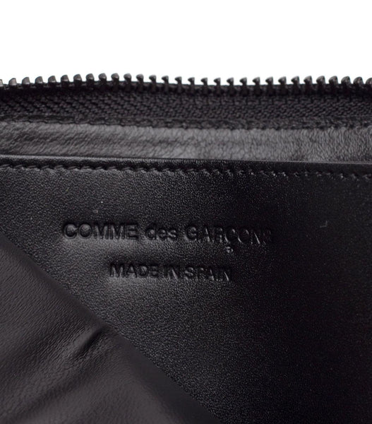 CdG Wallet Classic Leather Line Wallet Very Black | SOMEWHERE