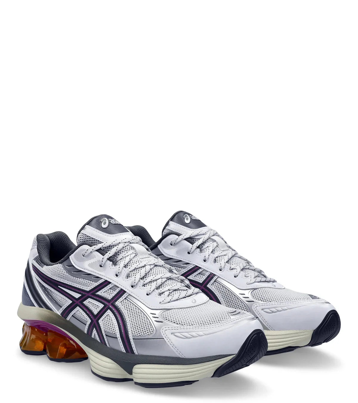 ASICS Gel-Kinetic Fluent White Truffle Grey