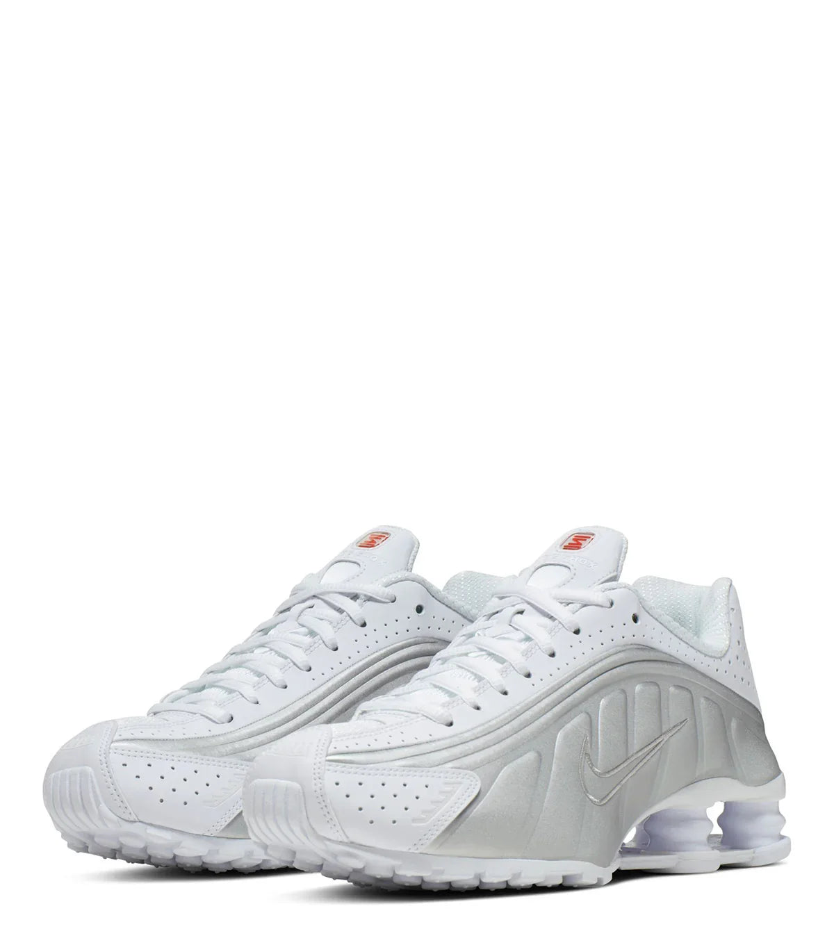 Nike Shox R4 White Silver