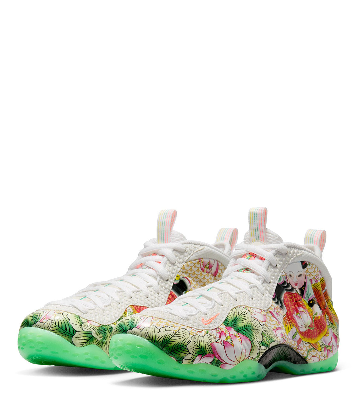 Nike Air Foamposite One Premium White Green