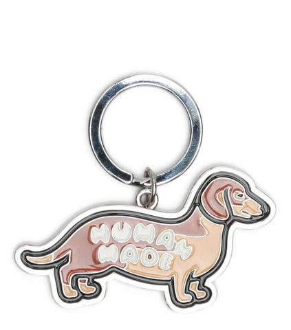 Human Made Dachs Keyring Brown