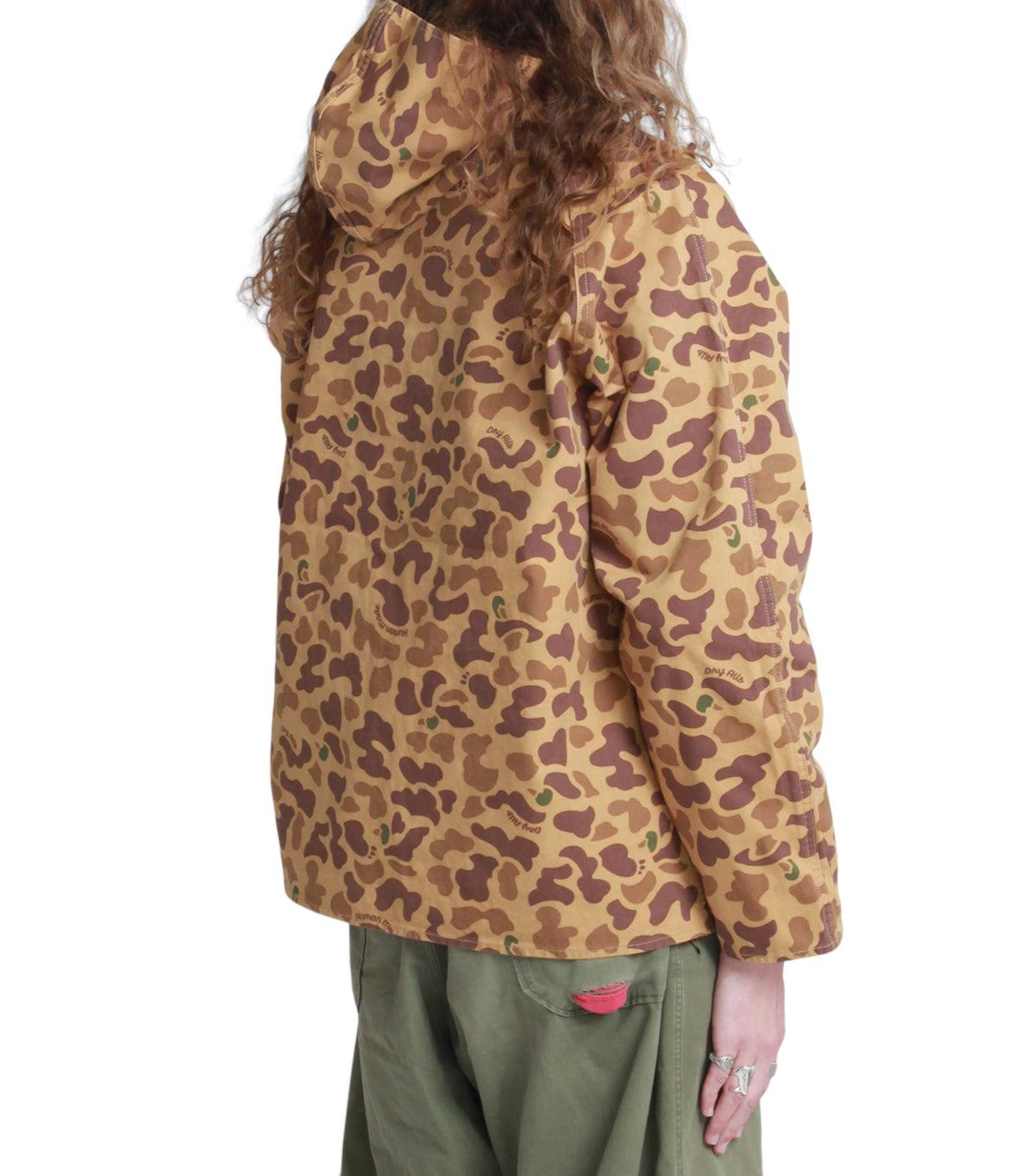 Human Made Duck Camo Pullover Jacket Brown