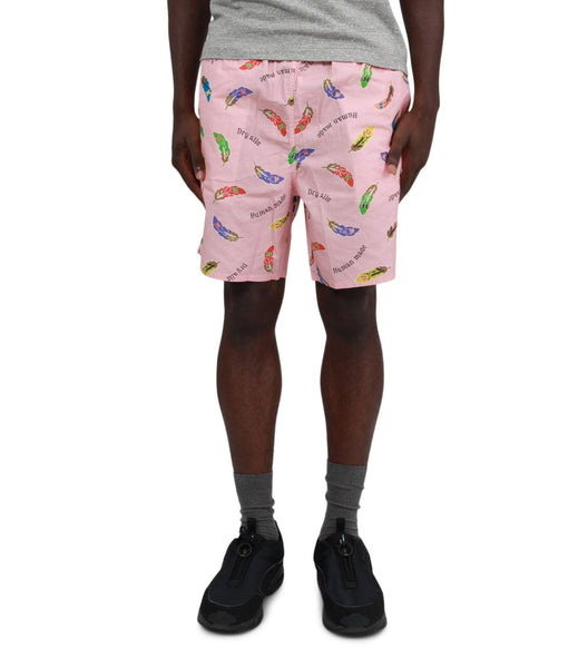 Human Made Feather Shorts Pink