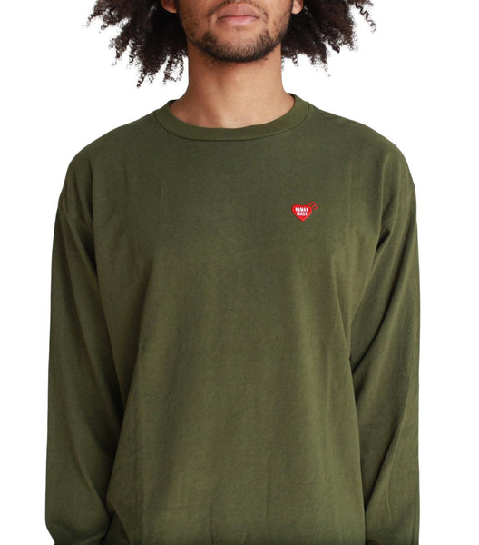 Human Made Graphic Long Sleeve T-Shirt #1 Olive | SOMEWHERE