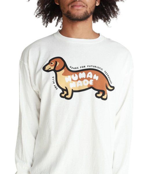 Human Made Graphic Long Sleeve T-Shirt #2 White | SOMEWHERE