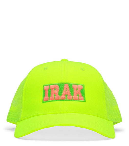 IRAK Neon Trucker Hat Yellow