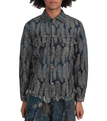 KAPITAL 12ozフェザーデニム 3rd JKT Kapital 12oz Feather Denim 3rd Jacket 2 Indigo | SOMEWHERE®