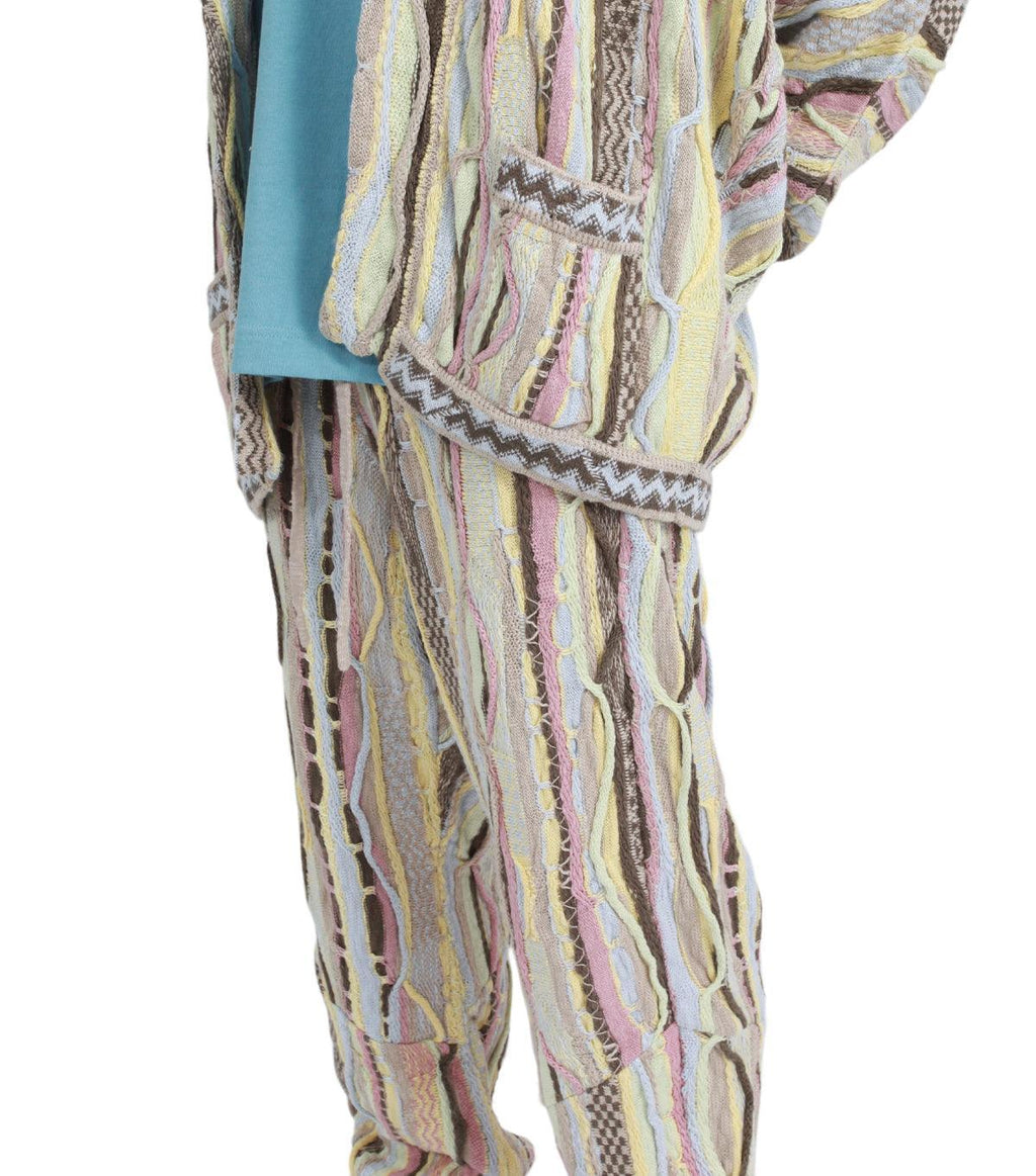 Kapital 7G Knit Gaudy Sweat Pants Yellow | SOMEWHERE