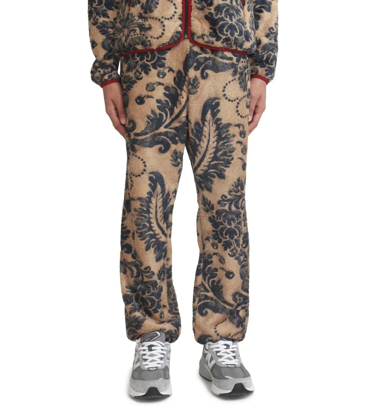 Kapital Damask Fleece Easy Pants Beige | SOMEWHERE
