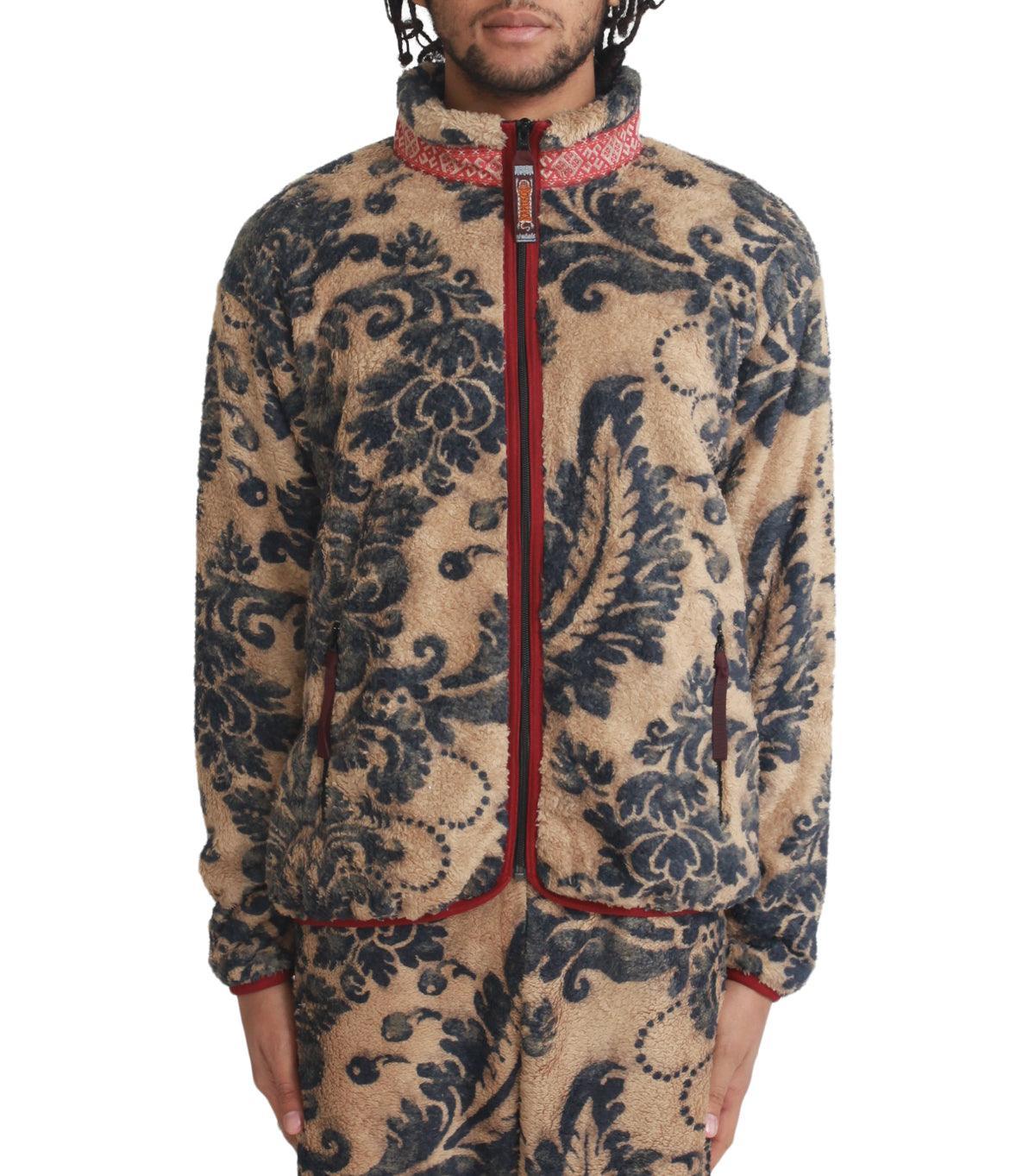Kapital Damask Fleece Zip Blouson Beige | SOMEWHERE