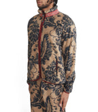Kapital Damask Fleece Zip Blouson Beige | SOMEWHERE
