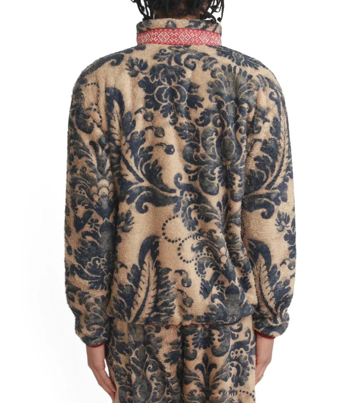 Kapital Damask Fleece Zip Blouson Beige | SOMEWHERE