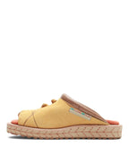 Kapital Deer Leather Pueblo Sabot Sandals Yellow | SOMEWHERE