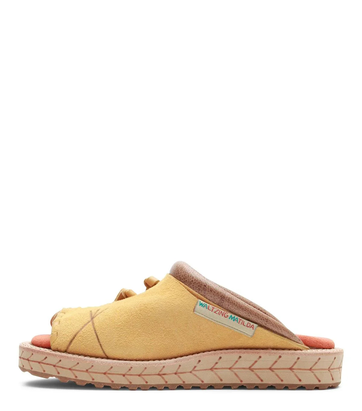Kapital Deer Leather Pueblo Sabot Sandals Yellow | SOMEWHERE