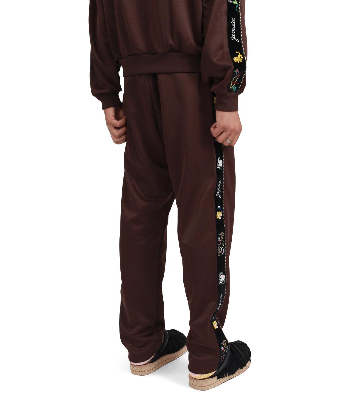 Kapital Ska Tape Track Pants Brown