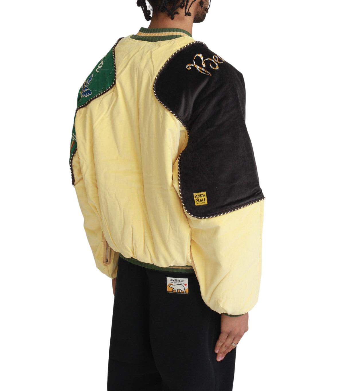 Kapital Velveteen Sham Bomber Jacket Beautiful Jamaica Yellow | SOMEWHERE