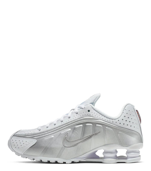 Nike Shox R4 White Silver