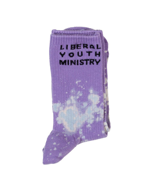 Liberal Youth Ministry Bleach Socks Lilac | SOMEWHERE