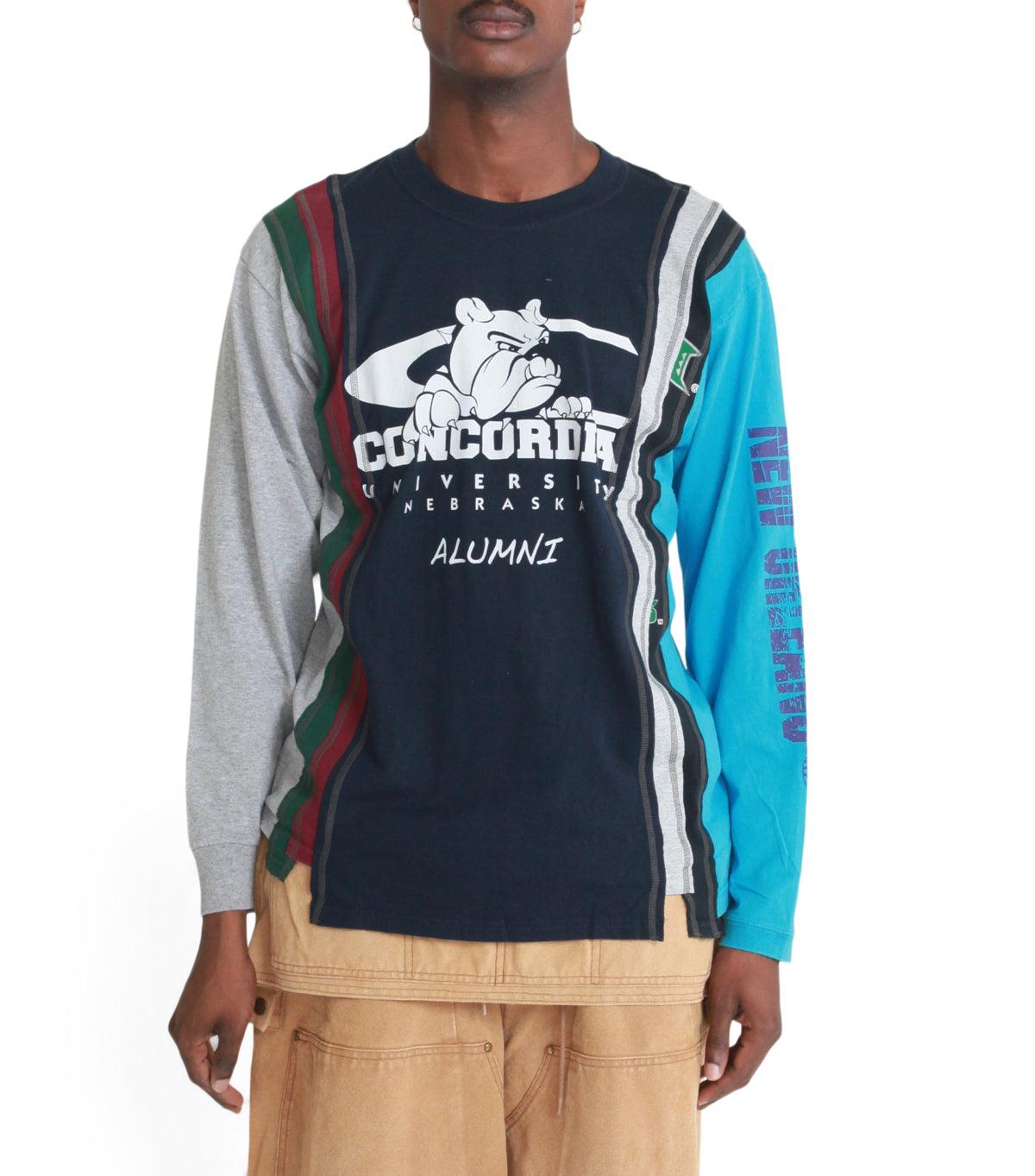 Needles 7 Cuts Long Sleeve College T-Shirt | SOMEWHERE