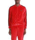 Needles R.C. Track Jacket Velour Red | SOMEWHERE