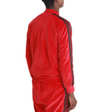 Needles R.C. Track Jacket Velour Red | SOMEWHERE