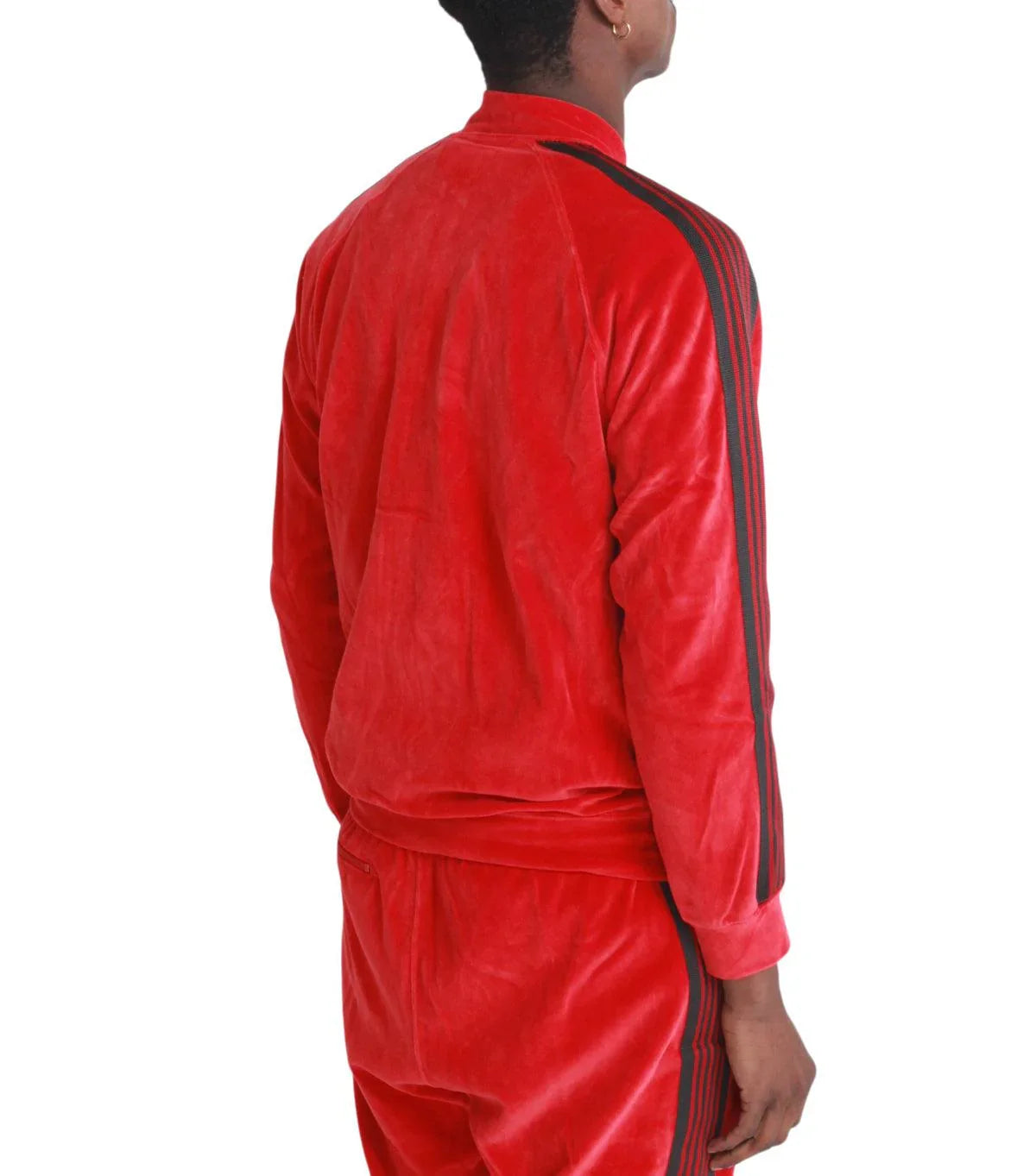 Needles R.C. Track Jacket Velour Red | SOMEWHERE