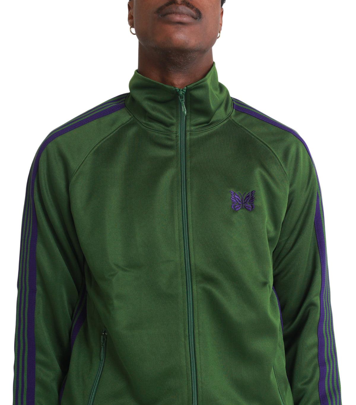 Needles Track Jacket Poly Smooth Green | SOMEWHERE