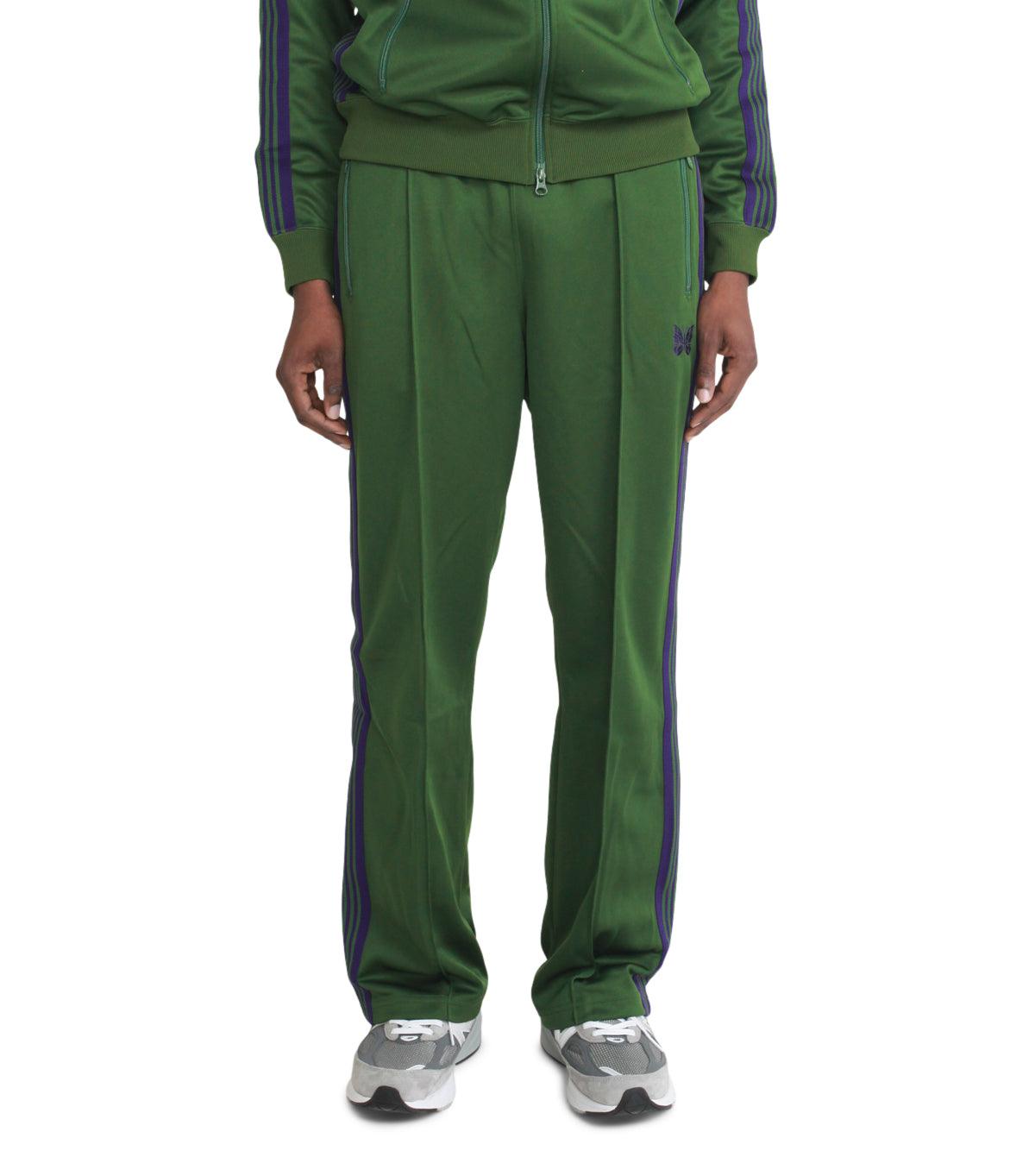 Needles Track Pant Poly Smooth Green | SOMEWHERE