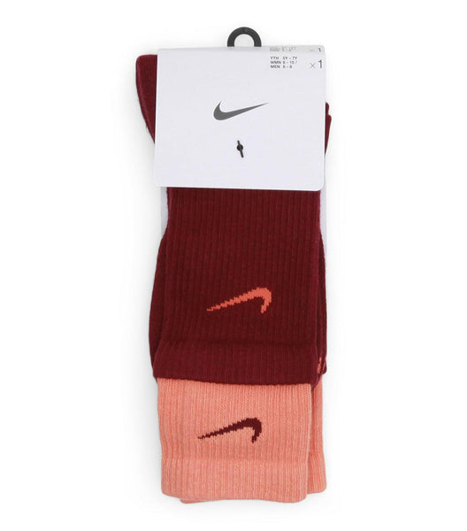 Nike Everyday Plus Cushioned Crew Socks Maroon | SOMEWHERE