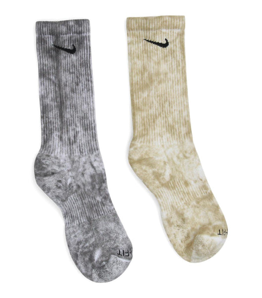 Nike Everyday Plus Tie Dye Crew Socks Grey Multi