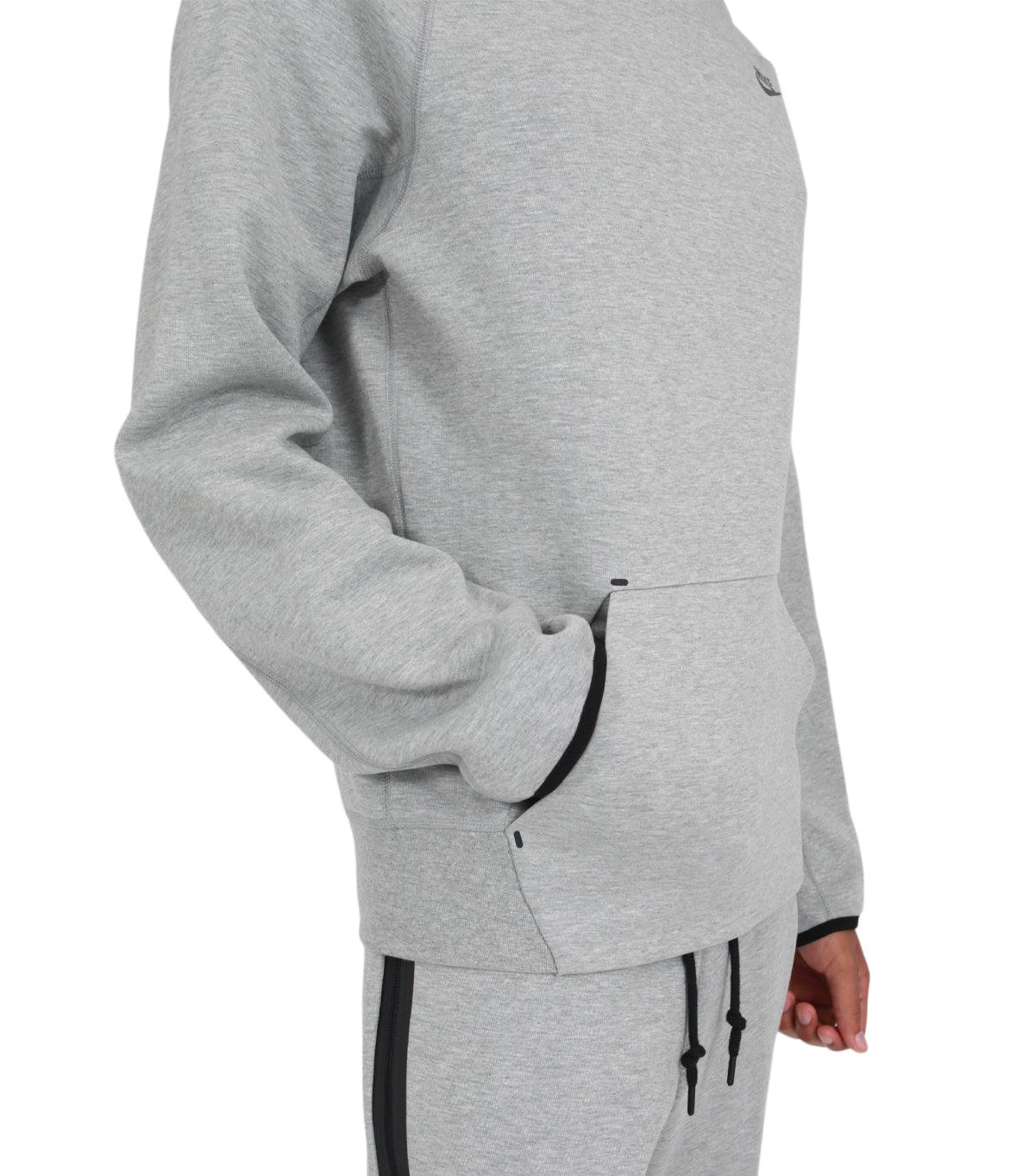 Nike Tech Fleece Pocket Crewneck Grey | SOMEWHERE