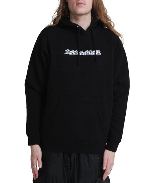Paradise Dystopia Embroidered Hoodie Black