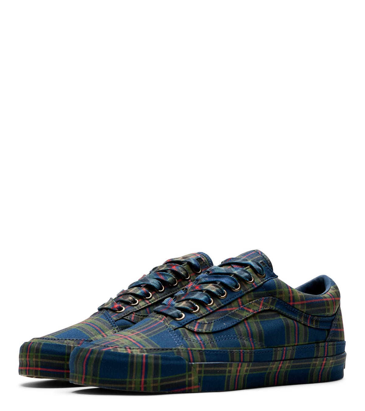 Vans LX Old Skool Plaid Navy Multi - SOMEWHERE