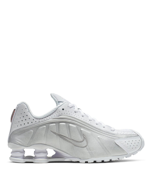 Nike Shox R4 White Silver