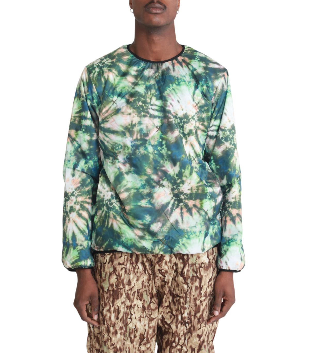 South2 West8 Filling Crew Neck Shirt Green | SOMEWHERE