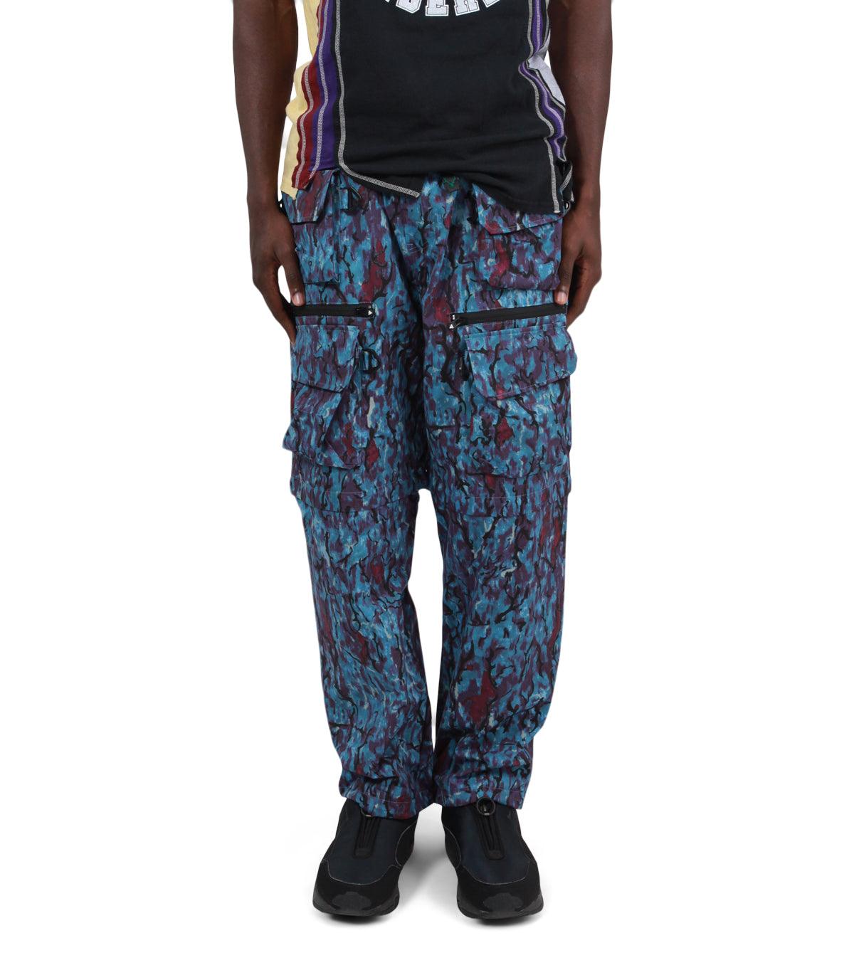 South2 West8 Multi-Pocket Belted 2Way Pants Printed Camo | SOMEWHERE