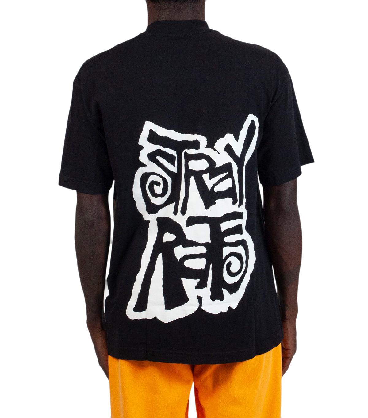 Stray Rats Funky Logo T-Shirt Black | SOMEWHERE