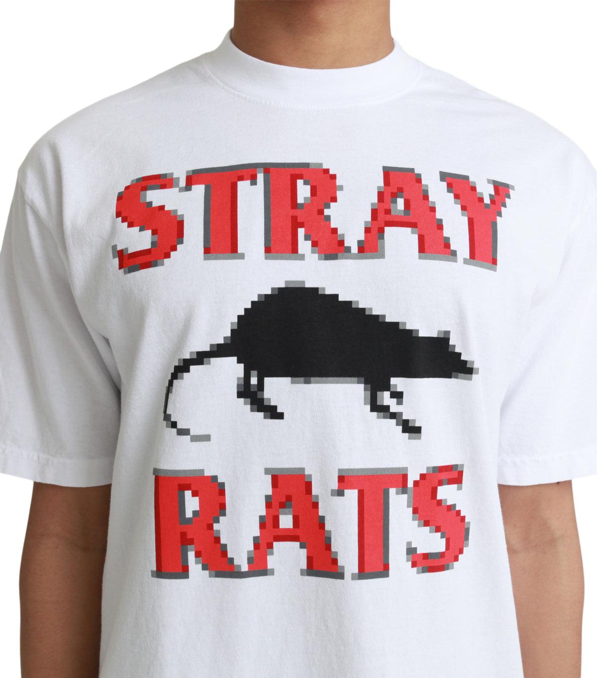 Stray Rats Pixel Roedenticide Tee White