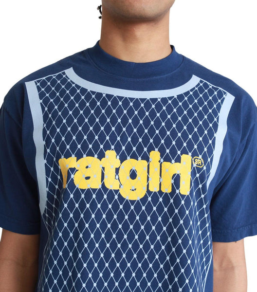 Stray Rats Ratgirl Jersey T-Shirt Blue | SOMEWHERE