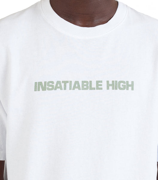 Insatiable High Logo T-Shirt White