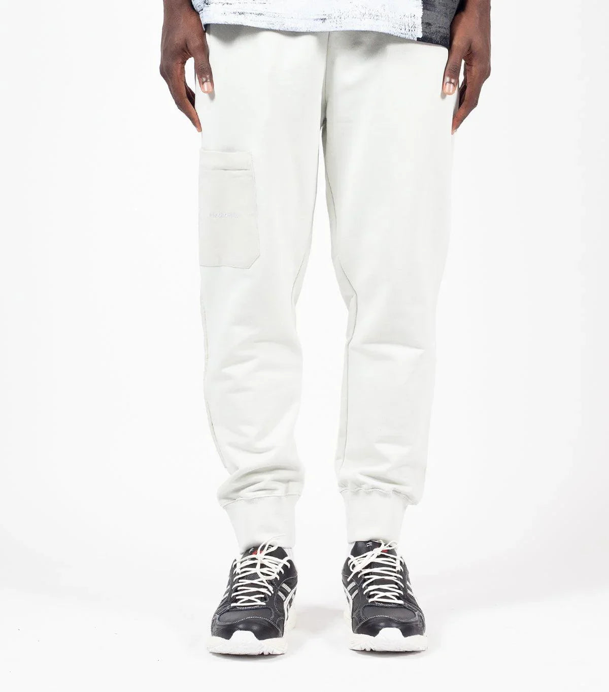 A-COLD-WALL* Logo Embroidery Sweat Pant White | SOMEWHERE