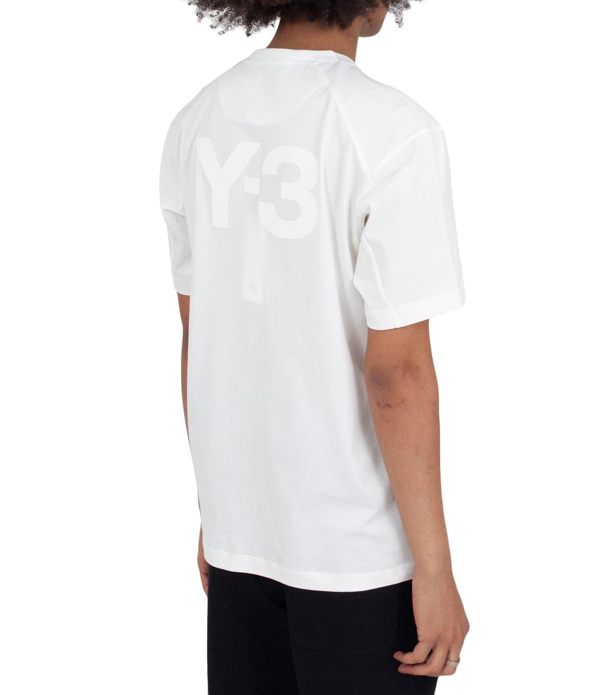 Adidas Y-3 Classic Back Logo Tee White | SOMEWHERE