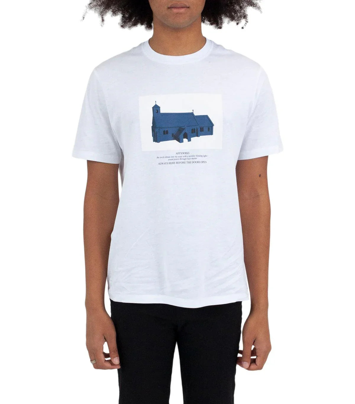 AFFXWRKS Doors T-Shirt White | SOMEWHERE