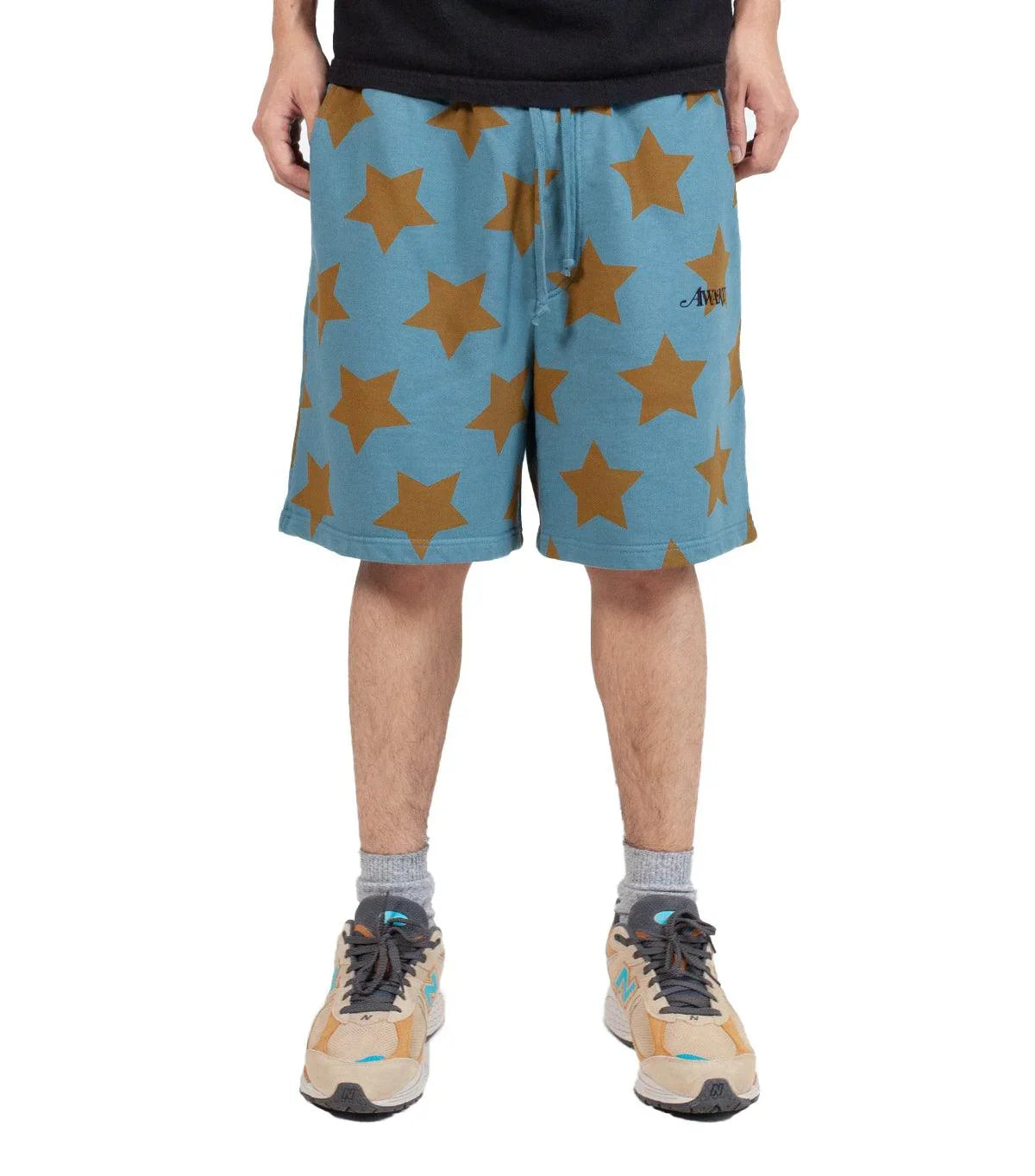 Awake Stars Sweatshorts Teal | SOMEWHERE