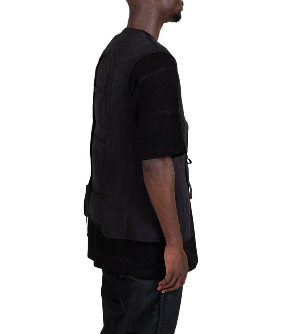BYBORRE Open Back Vest Black | SOMEWHERE