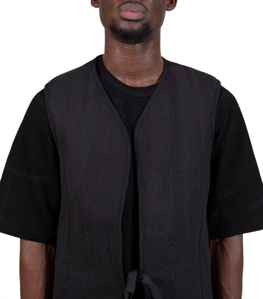 BYBORRE Open Back Vest Black | SOMEWHERE